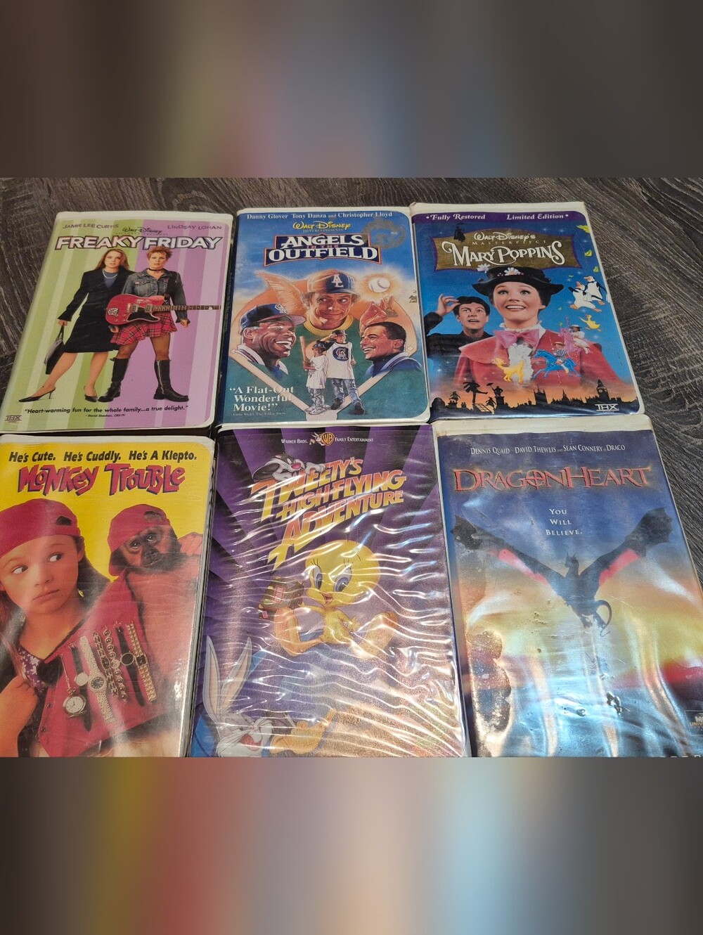 Classic Family Movie VHS Collection Of 6